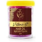 Just Peachy Advanced Care Vitamin-E And Aloevera Hair Oil Application Capsule 60 Pink