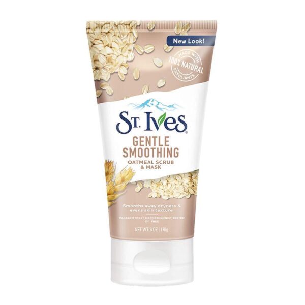 St. Ives Nourished And Smooth Oatmeal Scrub And Mask 170G