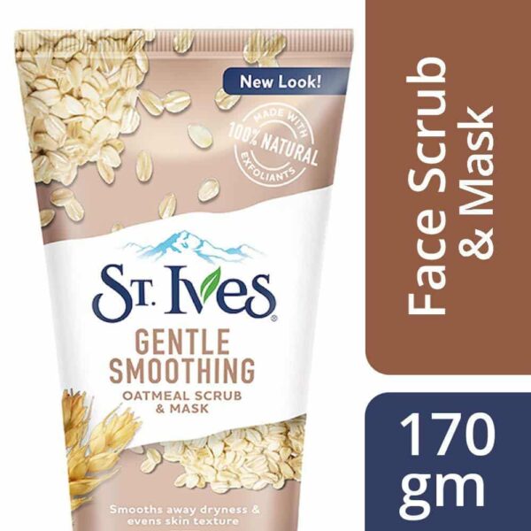 St. Ives Nourished And Smooth Oatmeal Scrub And Mask 170G - Image 3