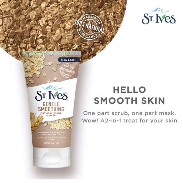 St. Ives Nourished And Smooth Oatmeal Scrub And Mask 170G - Image 6