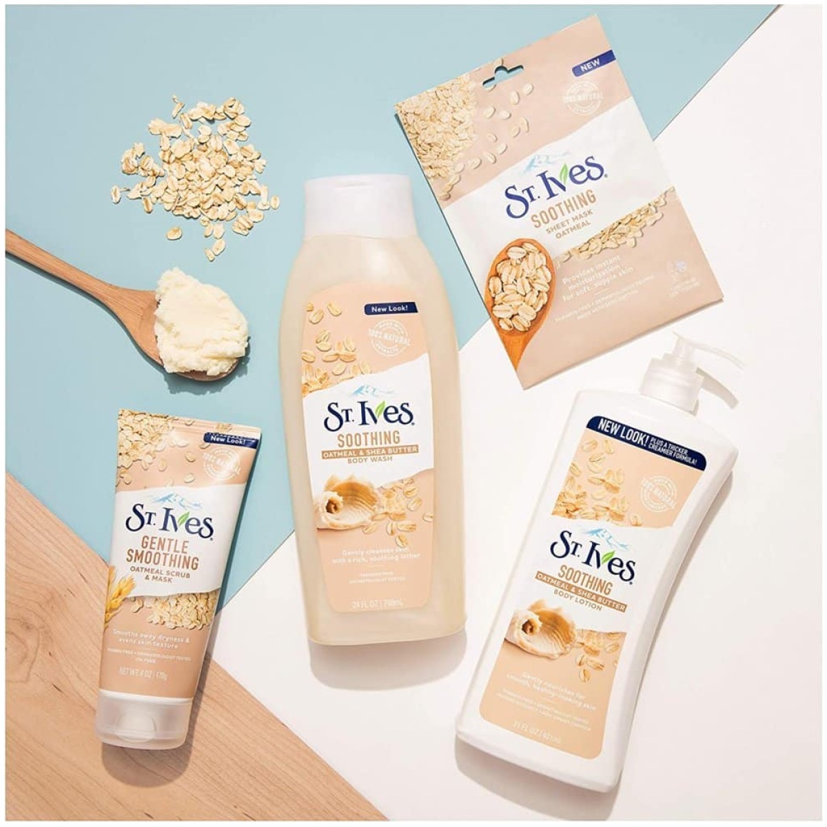 St. Ives Nourished And Smooth Oatmeal Scrub And Mask 170G - Image 5
