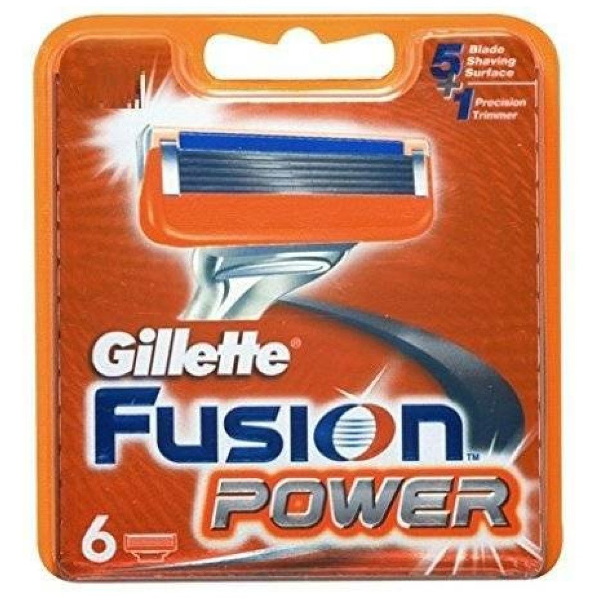 Gillette Fusion Power Razor Blade Pack Of 6