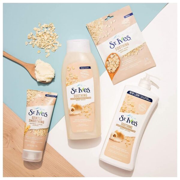 St. Ives Nourished And Smooth Oatmeal Scrub And Mask 170G - Image 5