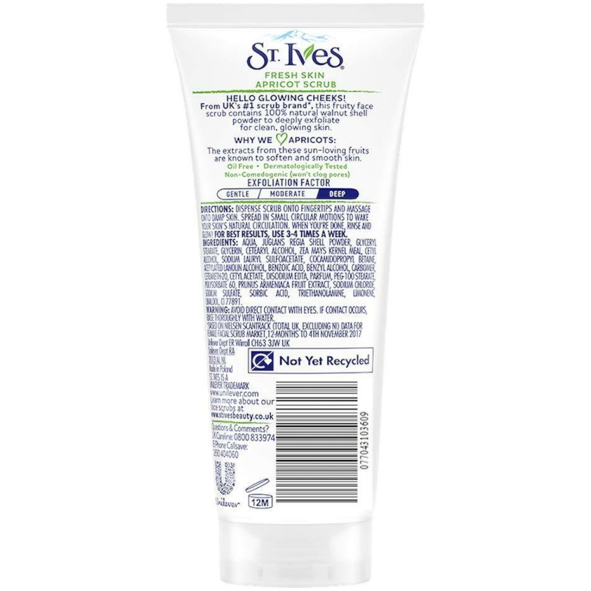St. Ives Fresh Skin Apricot Face Scrub 170Gm - Image 3
