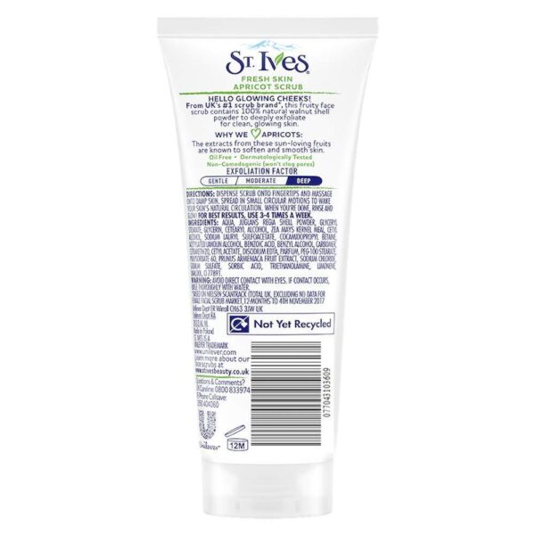 St. Ives Fresh Skin Apricot Face Scrub 170Gm - Image 3