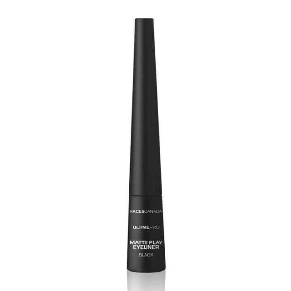 Faces Canada Ultime Pro Matte Play Eyeliner Black 01 2.5Ml - Image 2