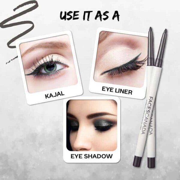 Faces Canada Ultimepro Twist Eye Kajal Liner Silver 01 0.35G - Image 4