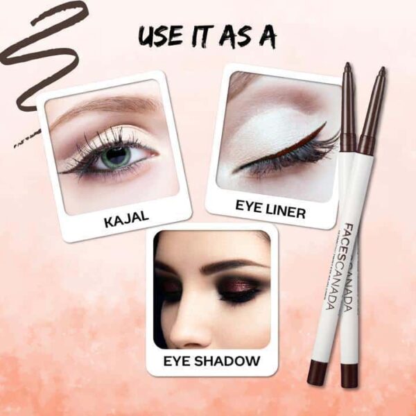 Faces Canada Ultimepro Twist Eye Kajal Liner Brown 02 0.35G - Image 4