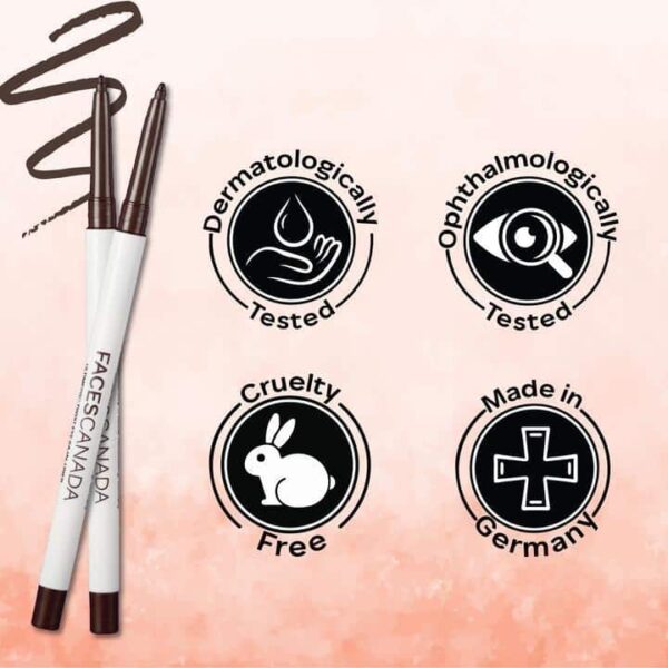 Faces Canada Ultimepro Twist Eye Kajal Liner Brown 02 0.35G - Image 5