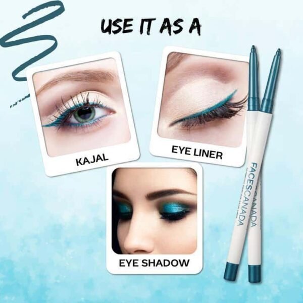 Faces Canada Ultimepro Twist Eye Kajal Liner Blue 03 0.35G - Image 4
