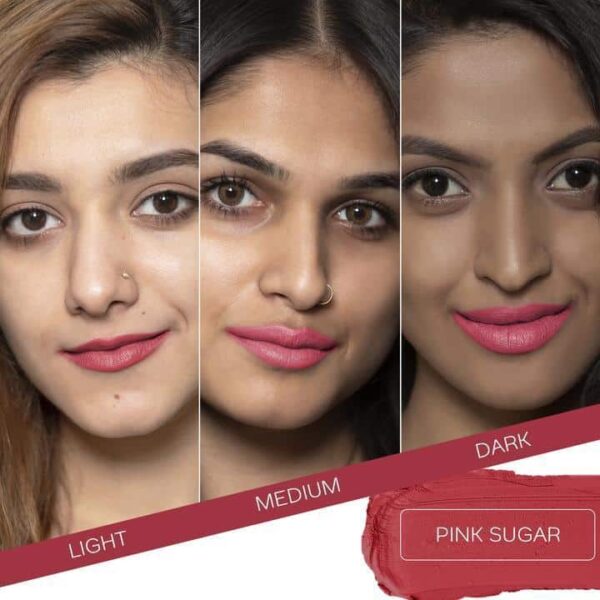 Faces Canada Weightless Matte Finish Lipstick Pink Sugar 04 4Gm - Image 4
