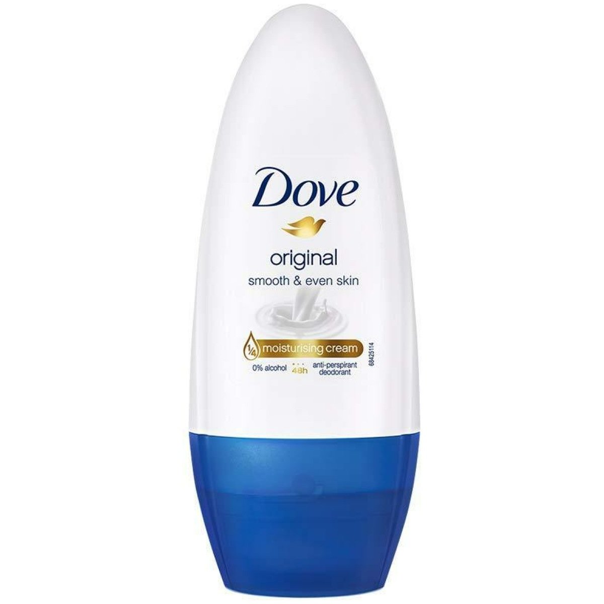 Dove Original Deodorant Roll On For Women Antiperspirant Underarm 50ml