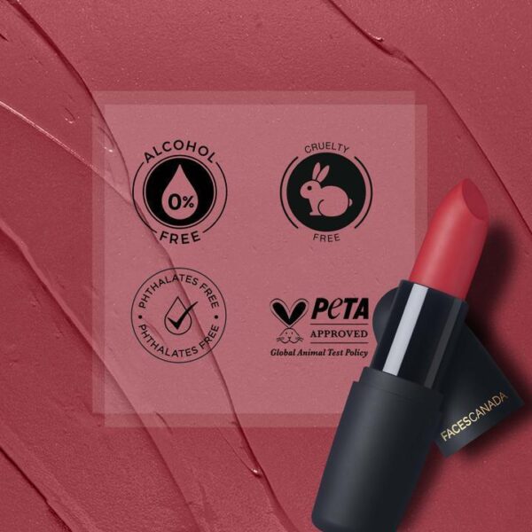 Faces Canada Weightless Matte Finish Lipstick Pink Sugar 04 4Gm - Image 8