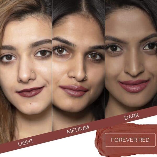 Faces Canada Weightless Matte Finish Lipstick Forever Red 03 4Gm - Image 4