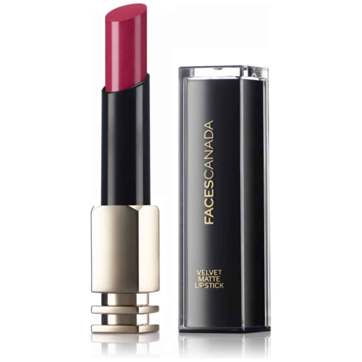 Faces Canada Velvet Matte Lipstick Flaming Pink 21 3.5G - Image 1