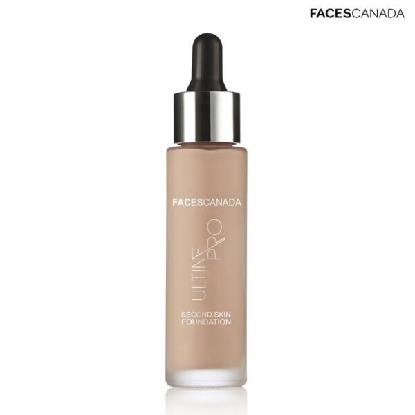 Faces Canada Ultime Pro Second Skin Foundation Spf 15 Natural 02 30Ml - Image 2