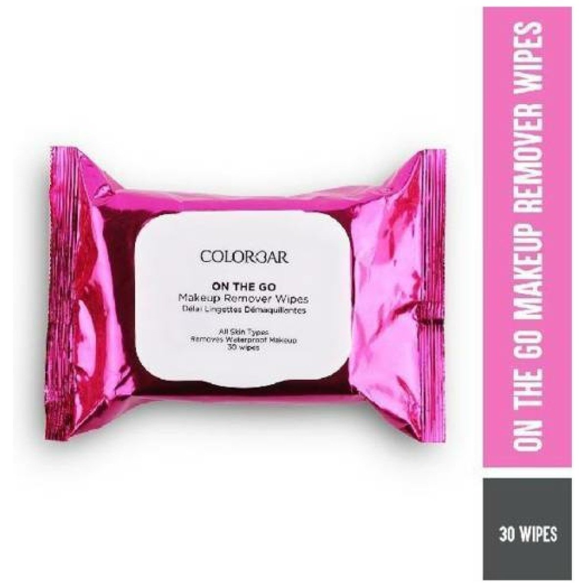 COLORBAR ON THE GO MAKEUP REMOVER WIPES, 30 WIPES