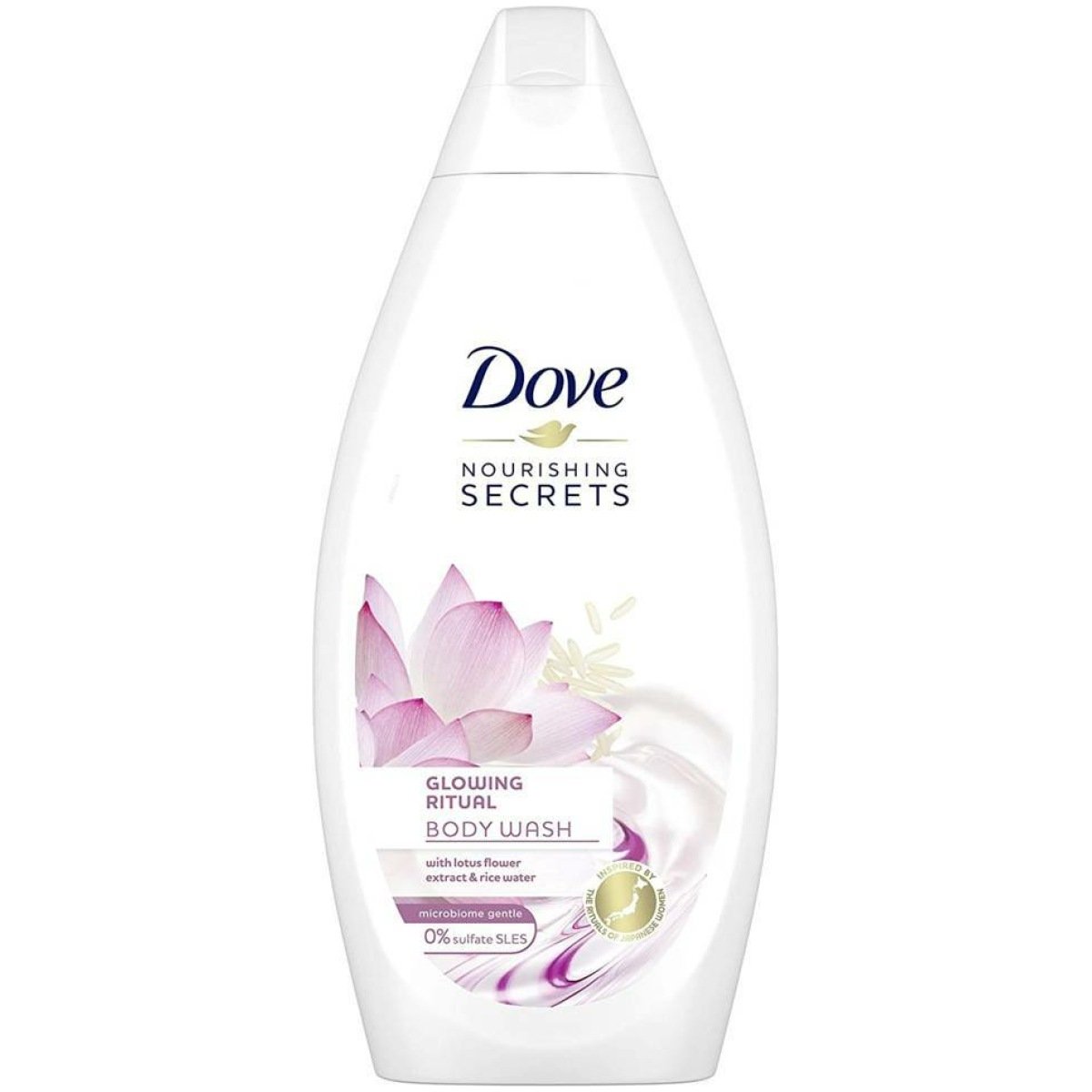 Dove Glowing Ritual Lotus Flower And Rice Bodywash 500ml