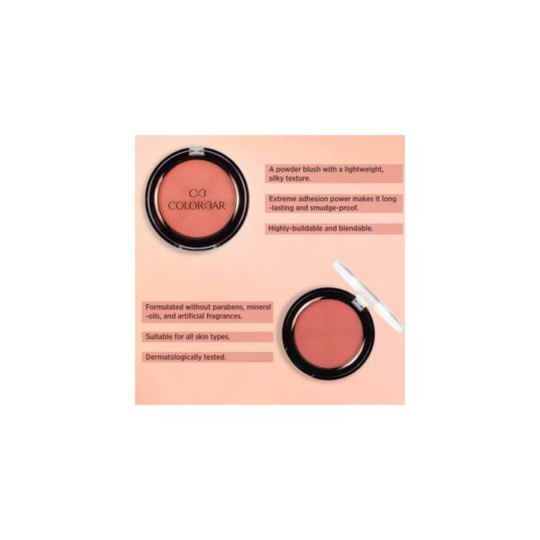 Colorbar Cheekillusion Blush No.011 Bronzing Glaze 4G - Image 4