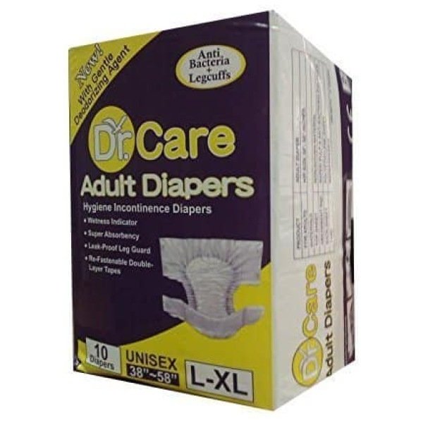 Dr Care Hygiene Unisex ADULT Diapers  with Anti Bacteria