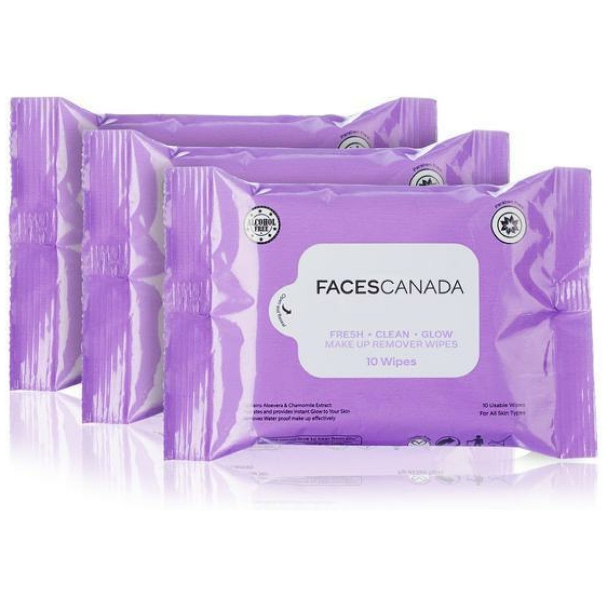 FACES MAKEUP REMOVER WIPES - 10N (3PC)
