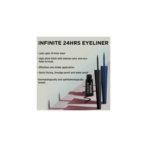 Colorbar Infinite 24Hrs Eyeliner No.003 Infinit Blue 2.5Ml - Image 6