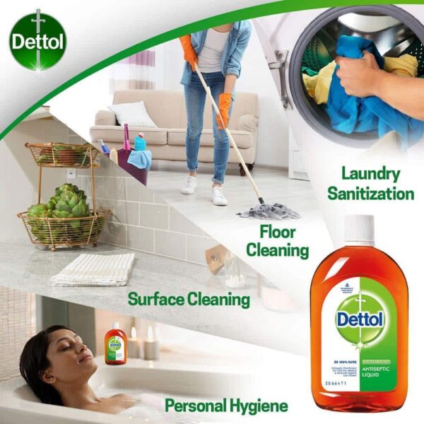 Dettol Antiseptic Liquid 60Ml - Image 3