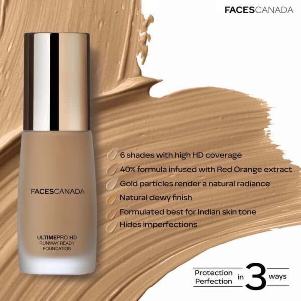 Faces Canada Ultime Pro Hd Runway Ready Foundation Almond Beige 06 30Ml - Image 2