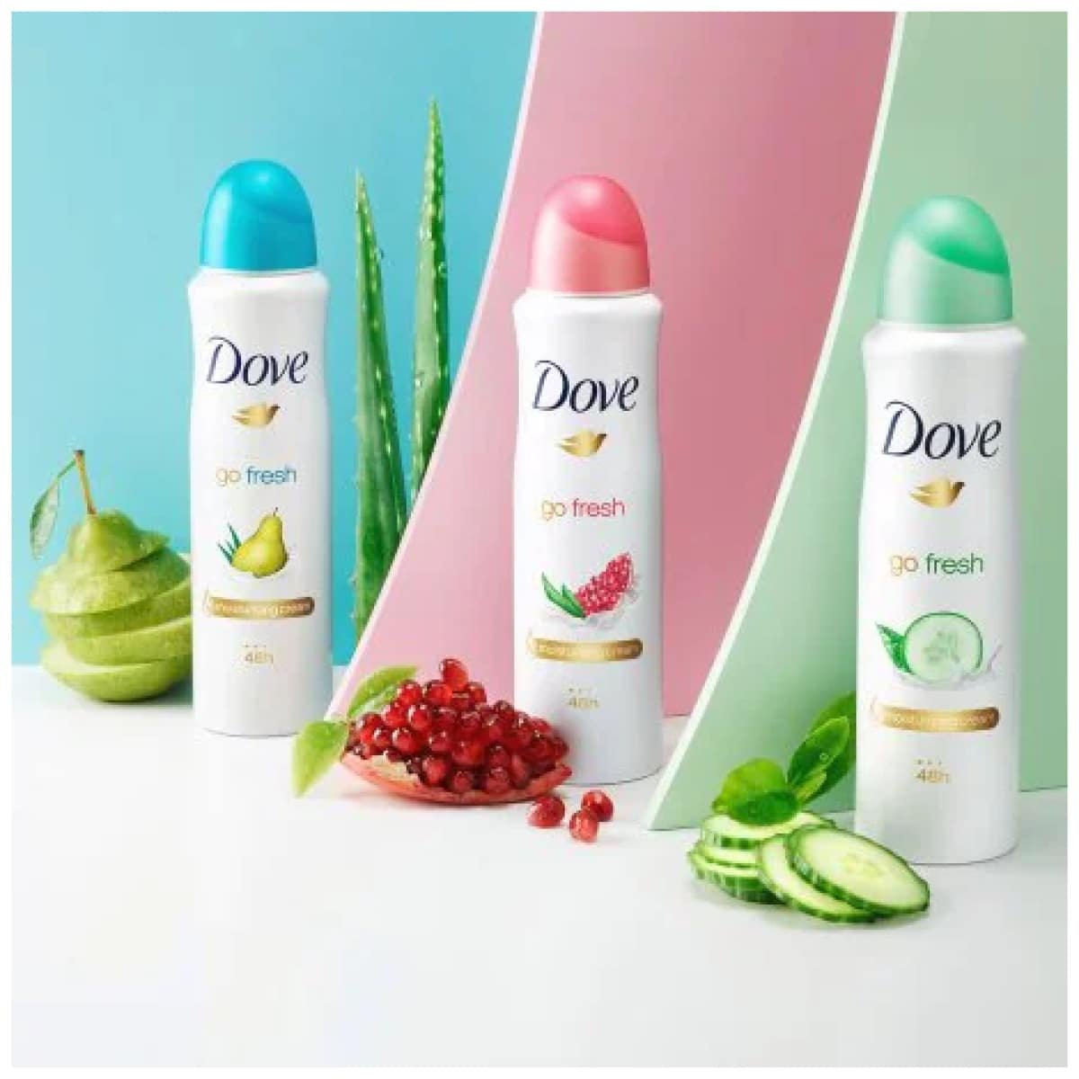 Dove Go Fresh Pear And Aloe Vera Deodorant Spray 250ml