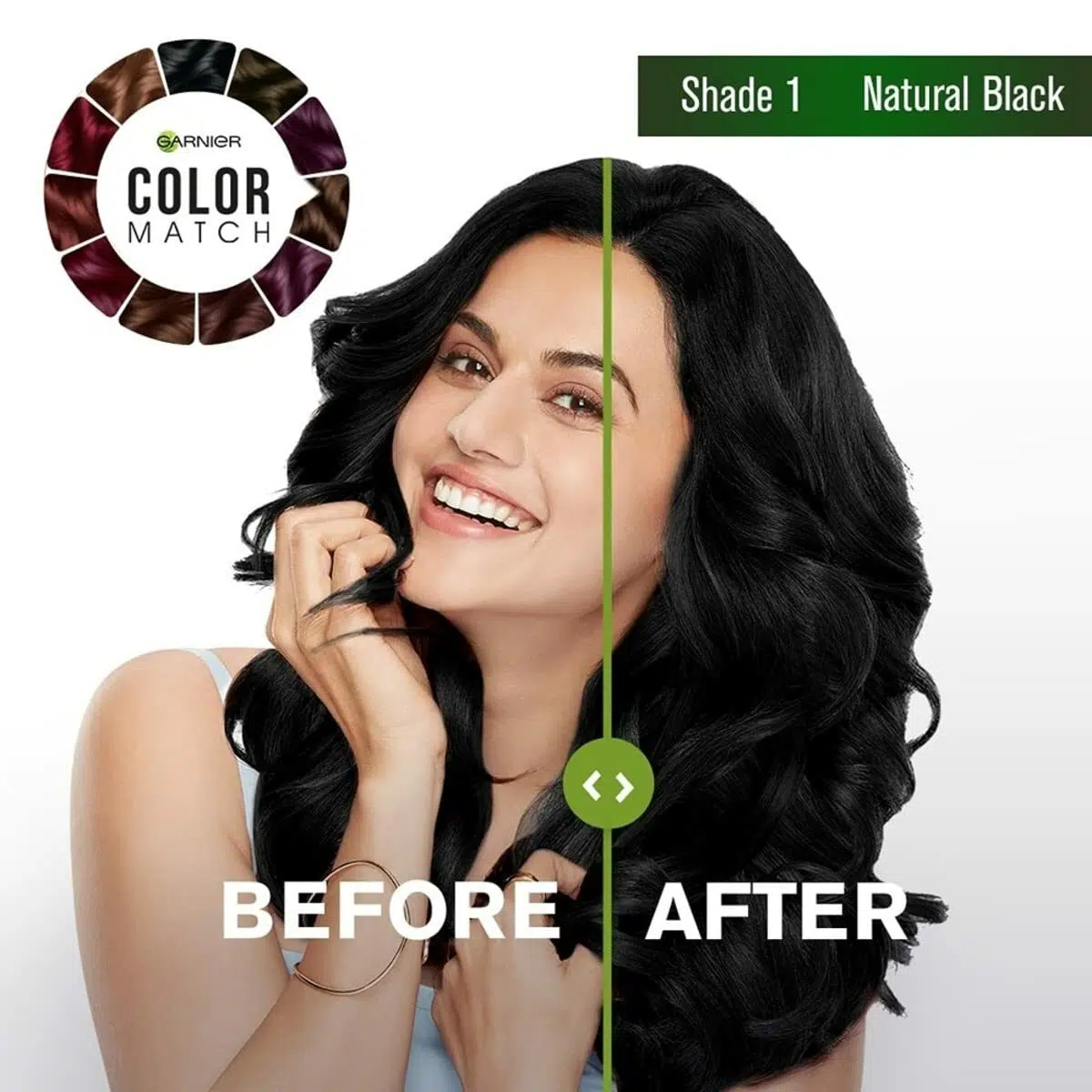 Garnier Color Natural Creme Riche 1 Natural Black 60Gm