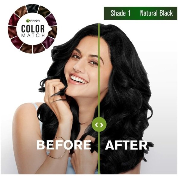 Garnier Color Natural Creme Riche 1 Natural Black 60Gm