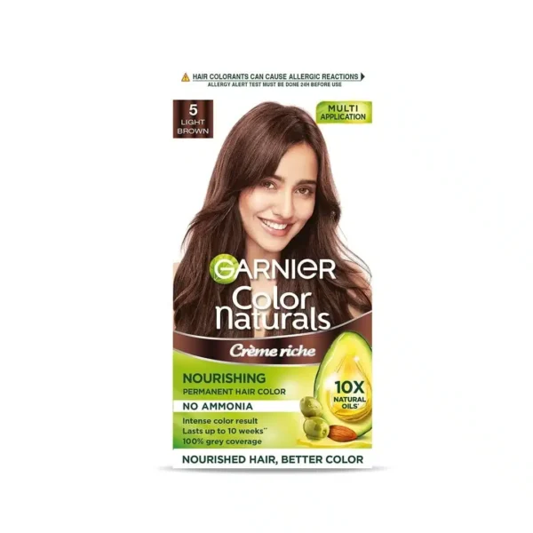 Garnier Color Naturals 70Gms + Shade 5 Light Brown 60Gms