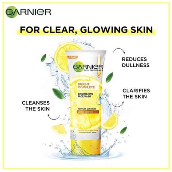Garnier Bright Complete Vitamin C Facewash 100Gm