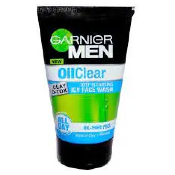 Garnier Men Oil Clear Deep Cleansing Icy Face Wash 100Ml