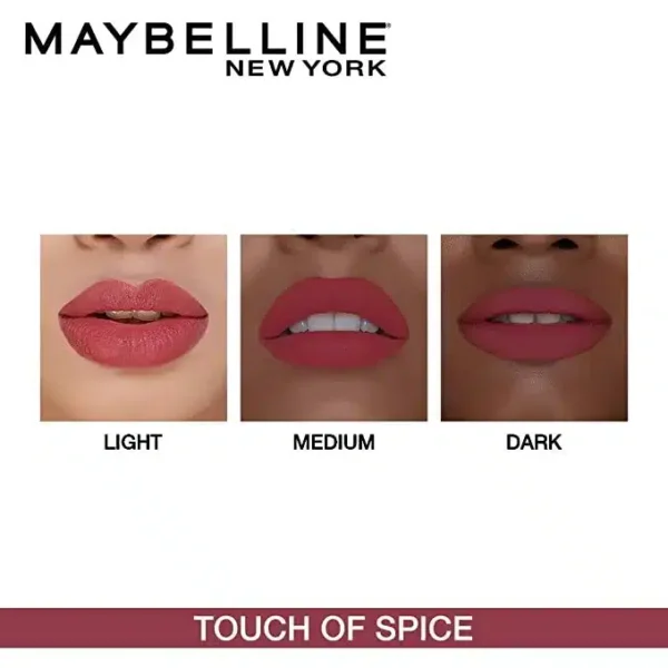 Garnier Micellar Pink, 125 ml with Maybelline Creamy Matte Lipstick Touch of Spice, 3.9 g