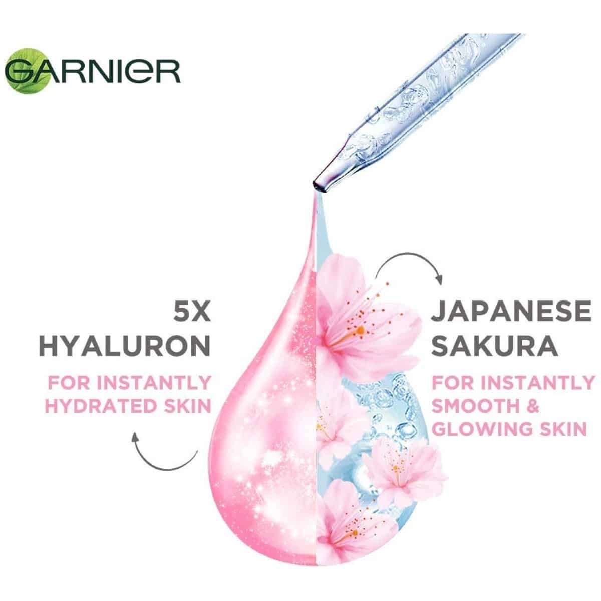 Garnier Sakura White Pinkish Glow Hydration Sheet Mask 28gm