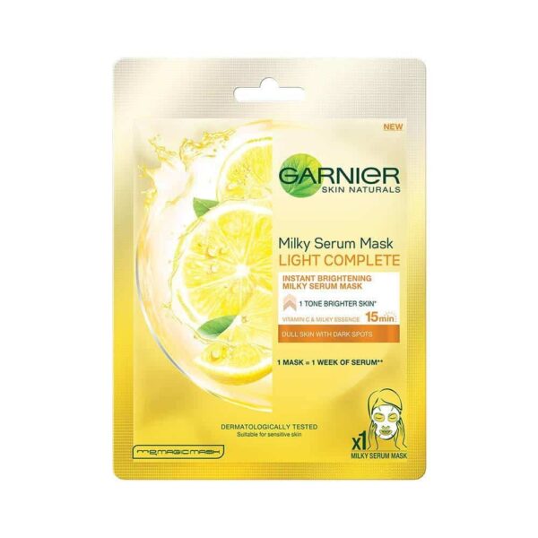 Garnier Milky Serum Mask Light Complete Sheet Mask 28gm