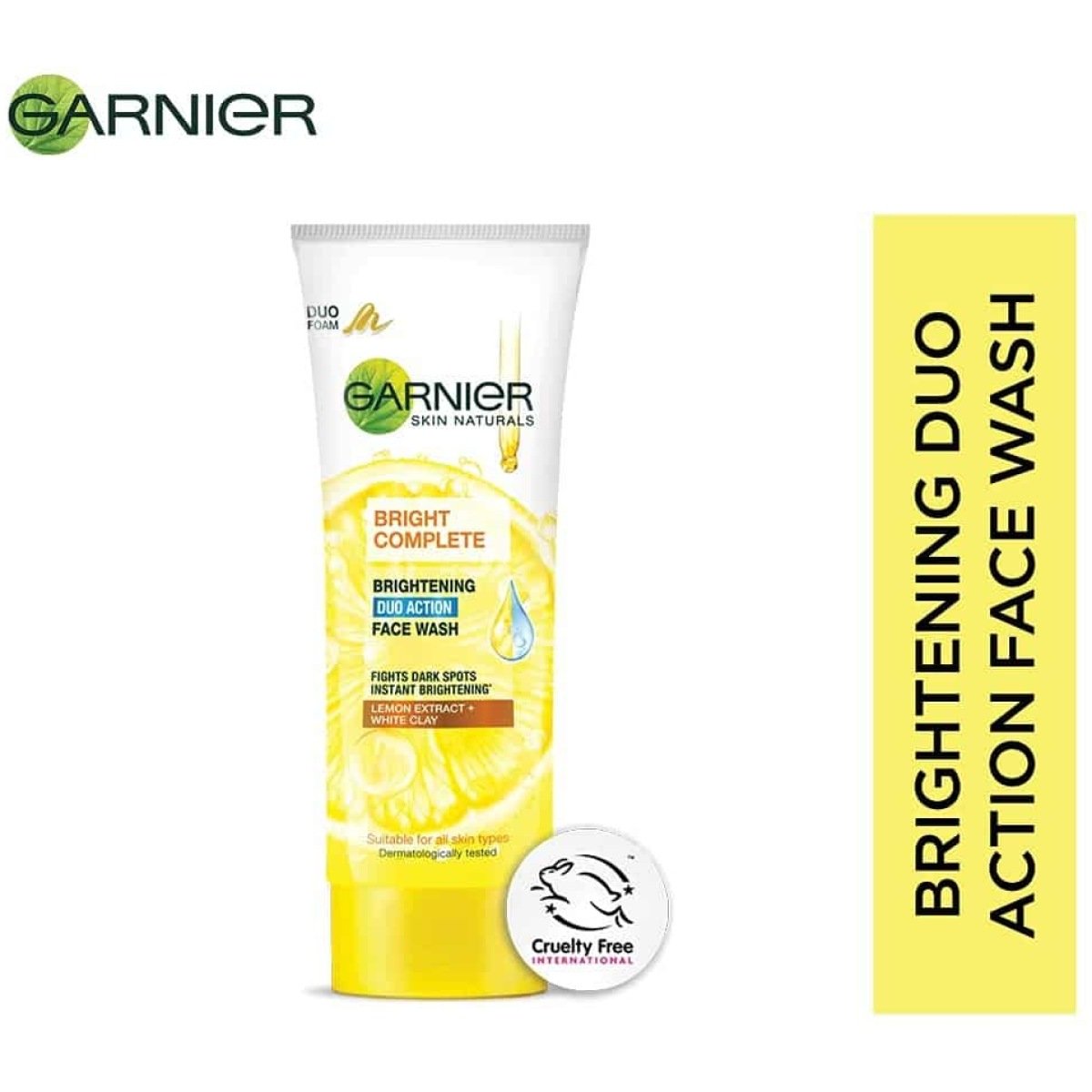  Garnier Skin Naturals Light Complete Duo Action Facewash, 100g
