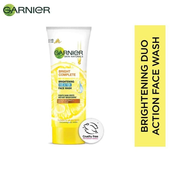 Garnier Skin Naturals Light Complete Duo Action Facewash, 100g