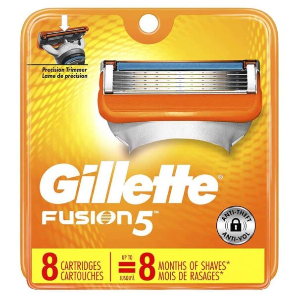Gillette Fusion Manual Shaving Razor Blades - 8s Pack (Cartridge)