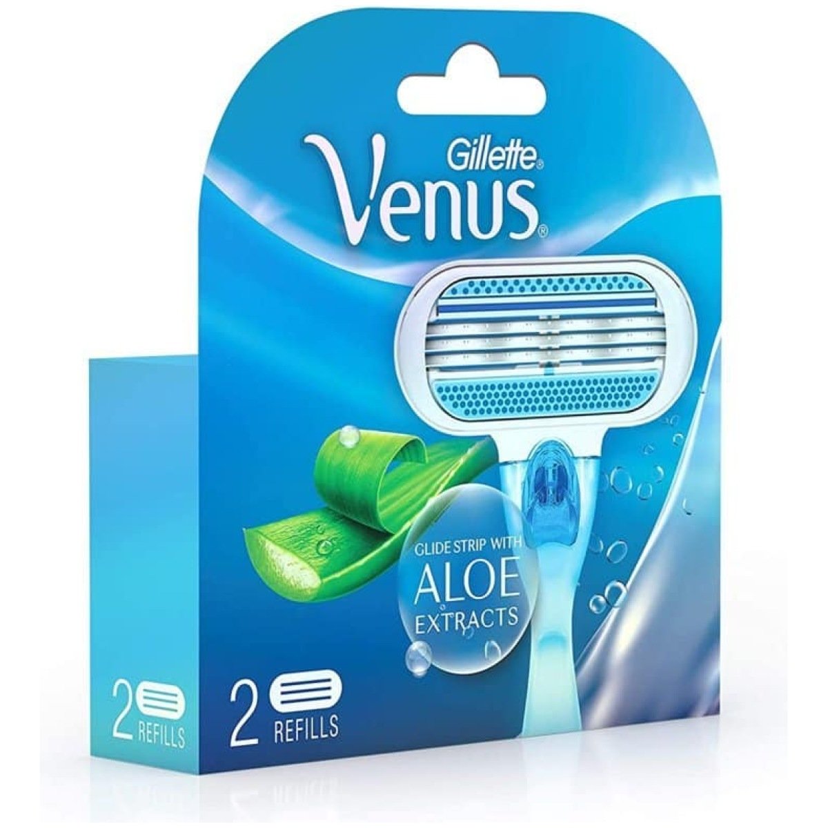 Gillette Venus Hair Removal Razor Blades For Women 2PC