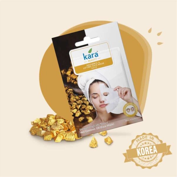 Kara Beauty Face Sheet Mask Gold - Image 2