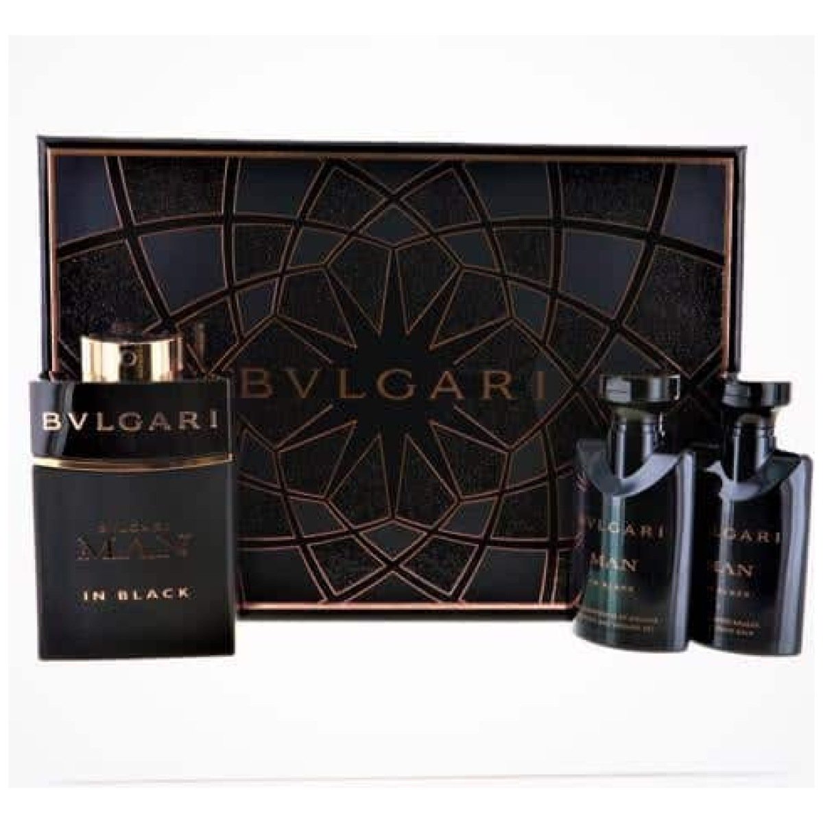 Bvlgari Man Black Gift Set (EDP100ml + After Shave + Shower Gel)