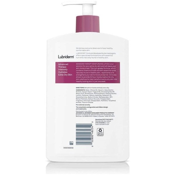 Lubriderm Advanced Therapy Moisturizing Hand And Body Lotion For Extra Dry Skin 473Ml