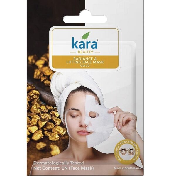 Kara Radiance & Lifting Gold Sheet Face Mask