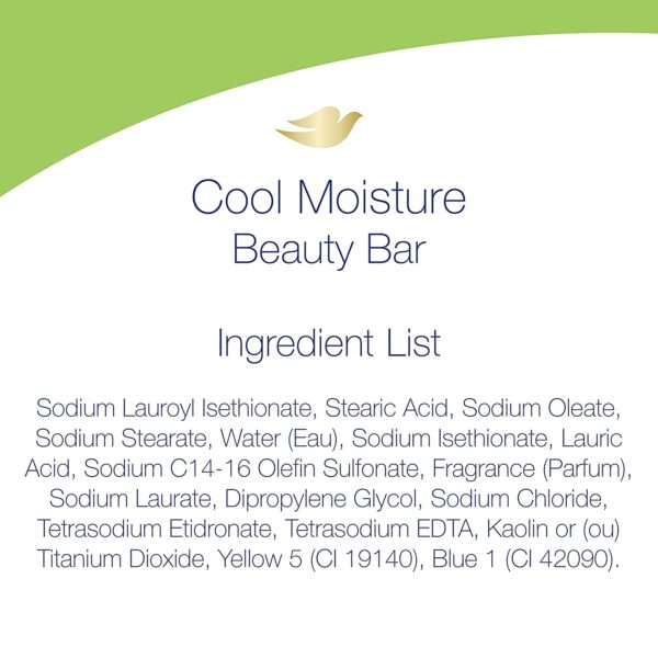 Dove Go Fresh Beauty Bar Cucumber And Green Tea Soap 3.75 Oz Pack Of 3 - Image 4