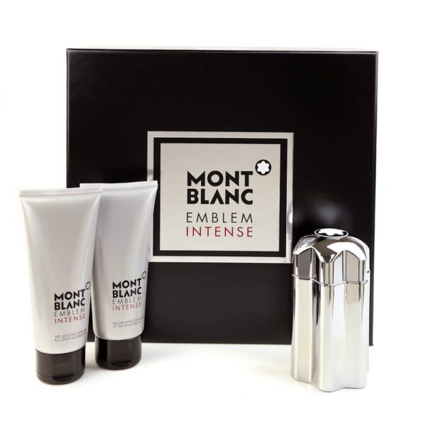 Mont Blanc Montblanc Emblem Intense Gift Set 100Ml Eau De Toilette Spray + 100Ml After Shave Balm + 100Ml Shower Gel Men