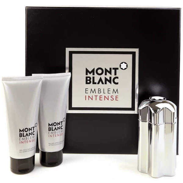 Mont Blanc Montblanc Emblem Intense Gift Set 100Ml Eau De Toilette Spray + 100Ml After Shave Balm + 100Ml Shower Gel Men
