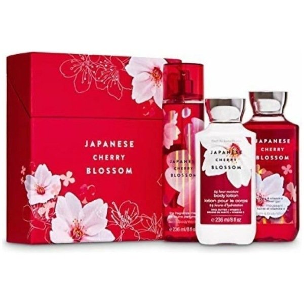 Bath & Body Works Japanese Cherry Blossom Gift Box Set