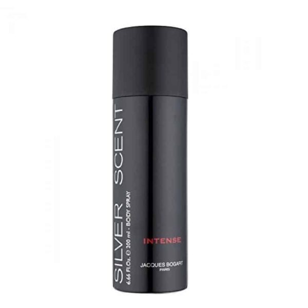 Jaques Bogart Silver Scent Intense Deodorant Body Spray For Men 200 ml